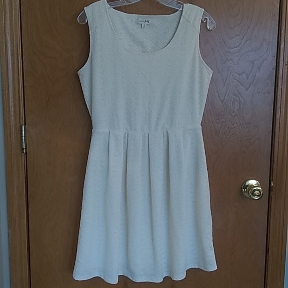 GIRLS cream dress